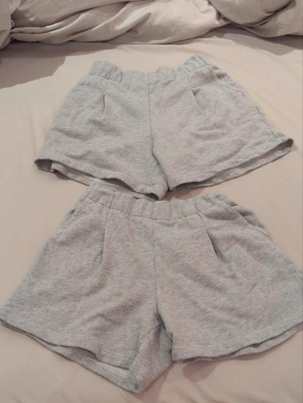 2for1 aerie Heather Gray Cozy Lounge Shorts